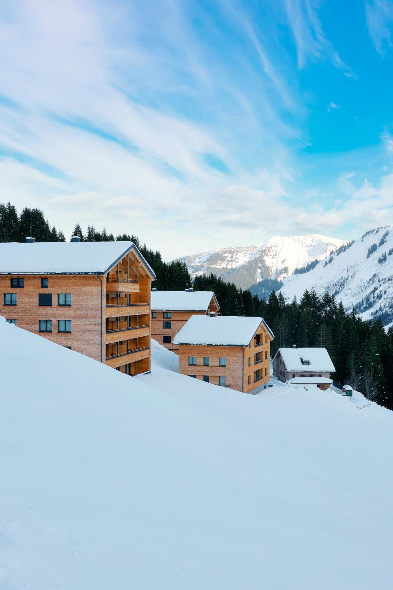 Alpenstolz Damuels Haus 4 - Stilvoll Urlauben In Den Bergen Apartamento Exterior foto