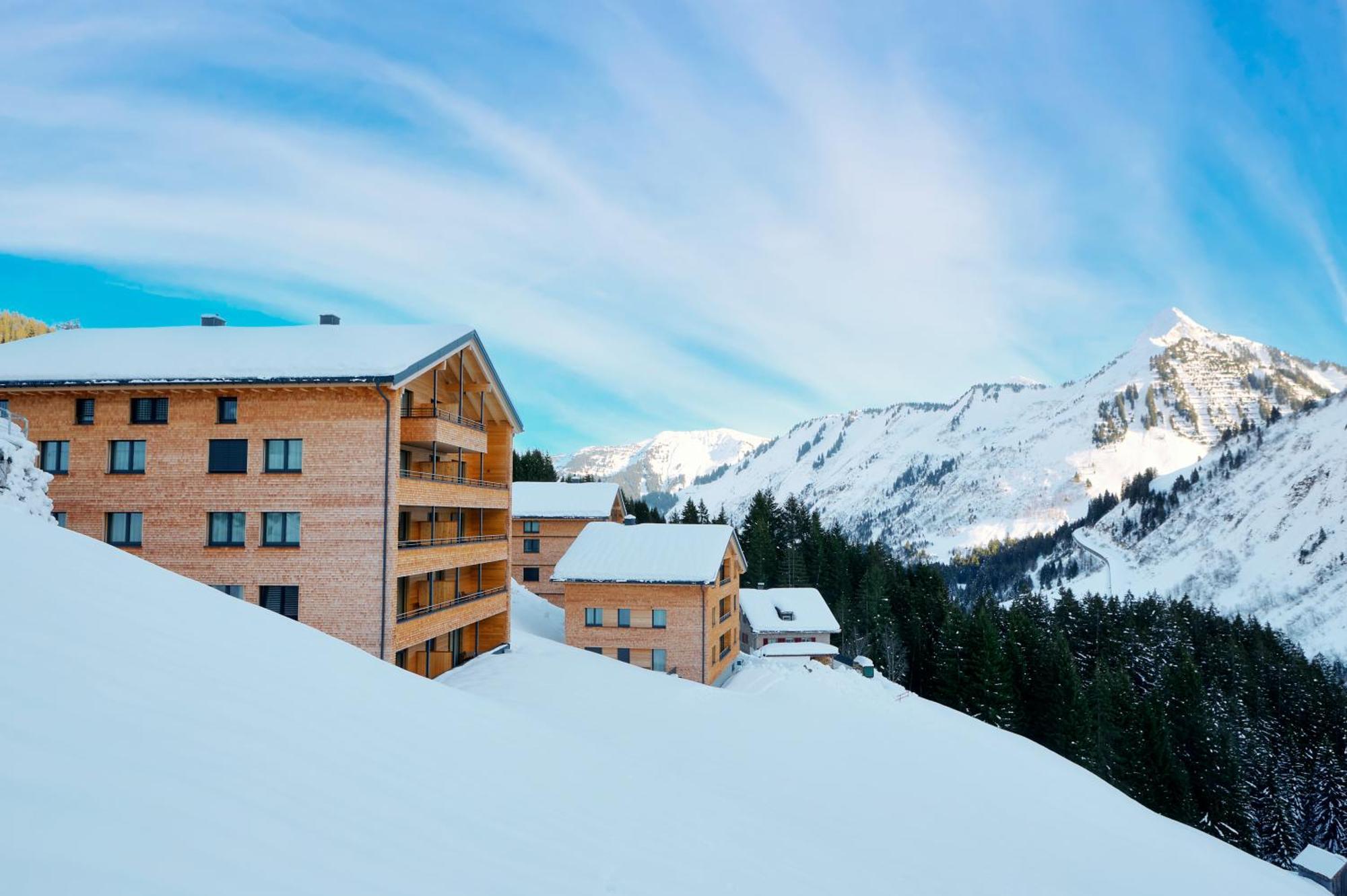 Alpenstolz Damuels Haus 4 - Stilvoll Urlauben In Den Bergen Apartamento Exterior foto